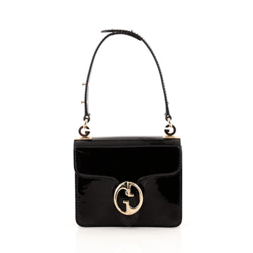 Gucci 1973 Flap Top Handle Bag Patent Small
