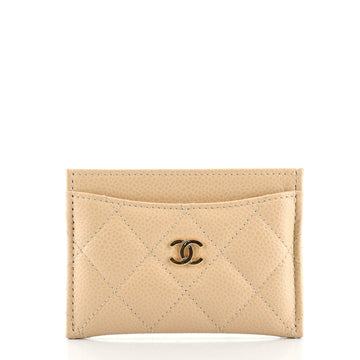 Chanel Classic Card Holder Quilted Caviar