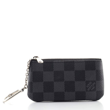 Louis Vuitton Key Pouch Damier Graphite