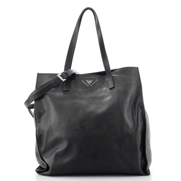 Prada Convertible Open Tote Saffiano Leather Tall