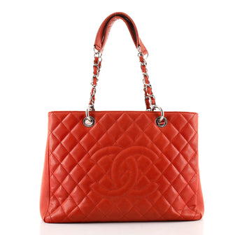 Chanel Grand Shopping Tote Quilted Caviar