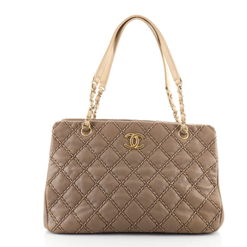 Chanel Paris-Dallas Chic Stitch Tote Quilted Calfskin Medium