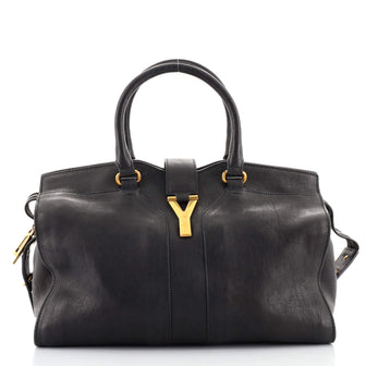 Saint Laurent Chyc Cabas Tote Leather Medium