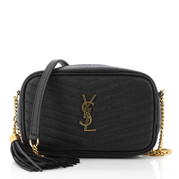 Saint Laurent Lou Camera Bag Matelasse Chevron Leather Mini