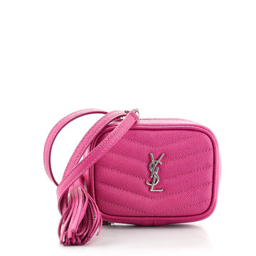 Saint Laurent Lou Camera Bag Matelasse Chevron Leather Baby