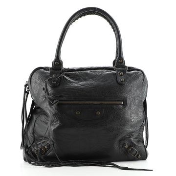 Balenciaga Classic Studs Bowling Bag Leather Mini