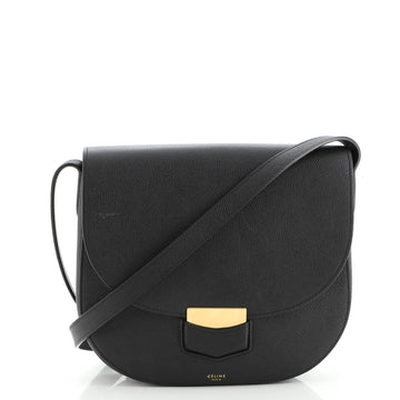 Celine Trotteur Crossbody Bag Grainy Leather Medium