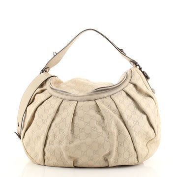 Gucci Icon Bit Convertible Hobo Guccissima Leather Medium