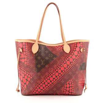 Louis Vuitton Neverfull Tote Limited Edition Monogram Canvas Kusama Waves MM