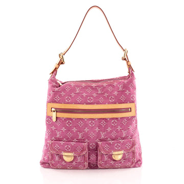 Louis Vuitton Baggy Handbag Denim GM