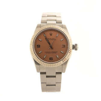 Rolex Oyster Perpetual Automatic Watch Stainless Steel and White Gold 31