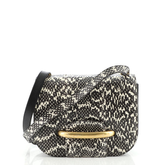 Mulberry Selwood Saddle Bag Snakeskin Medium
