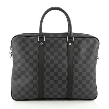 Louis Vuitton Porte-Documents Voyages Bag Damier black