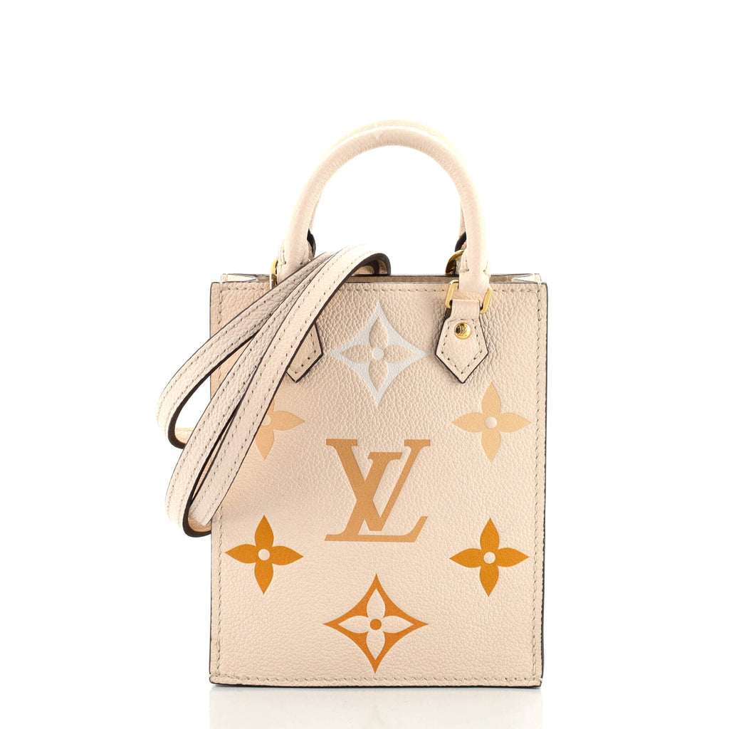 Louis Vuitton Petit Sac Plat Bag By The Pool Monogram Empreinte Giant  Neutral 1239471