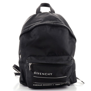Givenchy Logo Backpack Printed Nylon Large