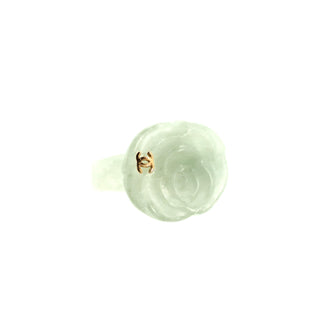 Chanel Vintage Camellia Ring Resin