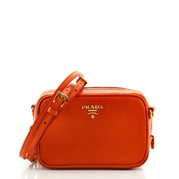 Prada Camera Shoulder Bag Saffiano Leather Small