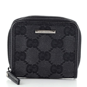 Gucci Vintage Zip Coin Purse GG Canvas