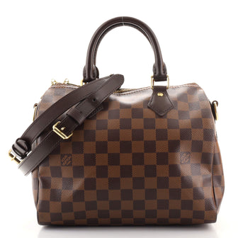 Louis Vuitton Speedy Bandouliere Bag Damier 25