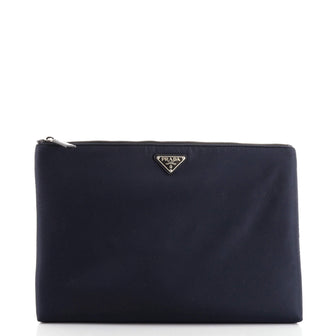 Prada Zip Pouch Tessuto Large