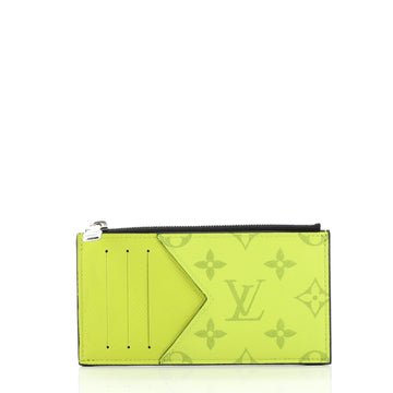 Louis Vuitton Coin Card Holder Monogram Taigarama