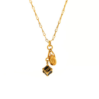Louis Vuitton Minigram Necklace Metal and Enamel
