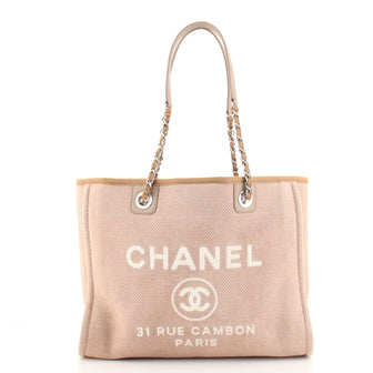 Chanel Deauville Tote Canvas Small