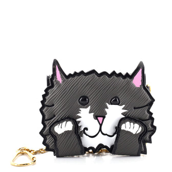 Louis Vuitton Cat Card Case Limited Edition Grace Coddington Epi Leather and Catogram Canvas