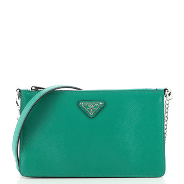 Prada Chain Crossbody Bag Vernice Saffiano Leather Small