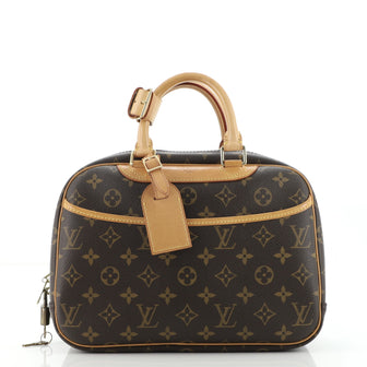 Louis Vuitton Trouville Handbag Monogram Canvas