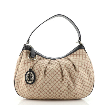 Gucci Sukey Hobo Diamante Canvas Medium