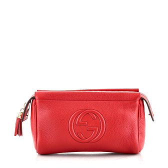 Gucci Soho Cosmetic Case Leather