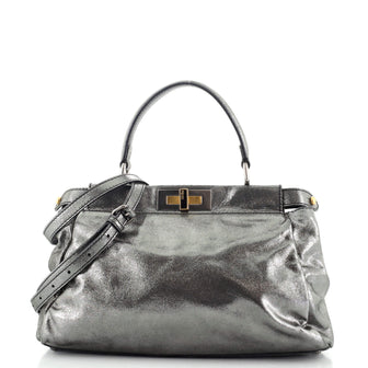 Fendi Peekaboo Bag Iridescent Leather Regular