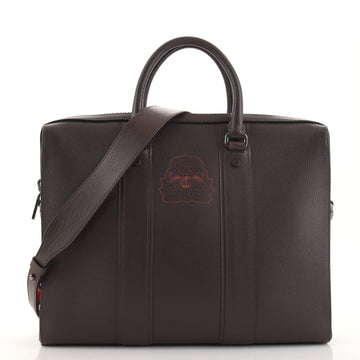 Christian Louboutin Convertible Laptop Briefcase Leather
