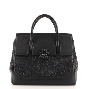 Versace Palazzo Empire Bag Embroidered Barocco Leather Large