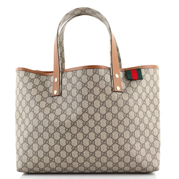 Gucci Web Loop Tote GG Coated Canvas Medium