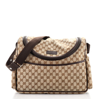 Gucci Diaper Crossbody Bag GG Canvas