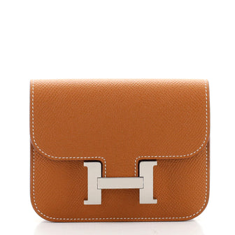 Hermes Constance Slim Wallet Epsom