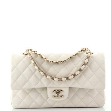 Chanel Classic Double Flap Bag Quilted Caviar Medium