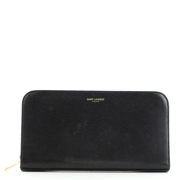 Saint Laurent Classic Zip Around Wallet Leather