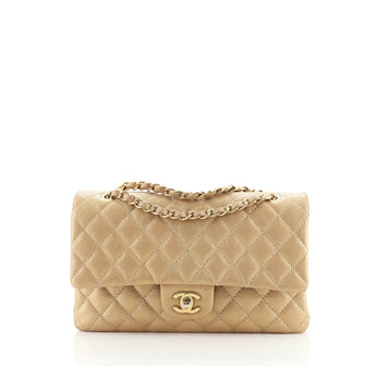 Chanel Classic Double Flap Bag Quilted Caviar Medium