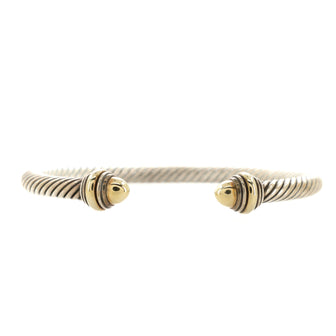David Yurman Cable Classic Bracelet Sterling Silver with 14K Yellow Gold 5mm