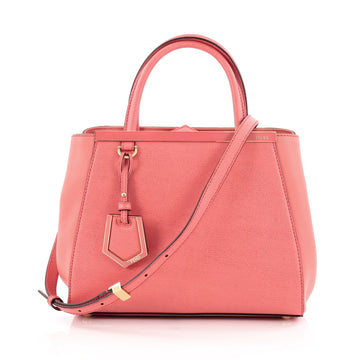 Fendi 2Jours Handbag Leather Petite