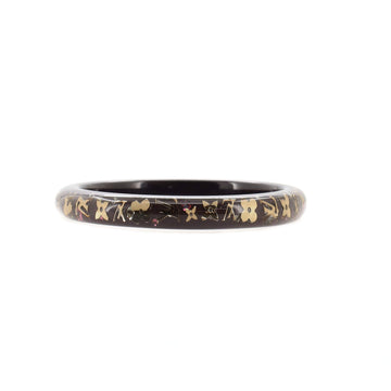 Louis Vuitton Inclusion Bangle Bracelet Resin with Crystals PM