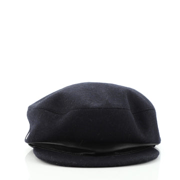 Hermes Dani Cap Wool with Leather
