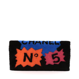 Chanel No.5 Comic Clutch Shearling