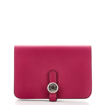 Hermes Dogon Compact Wallet Leather