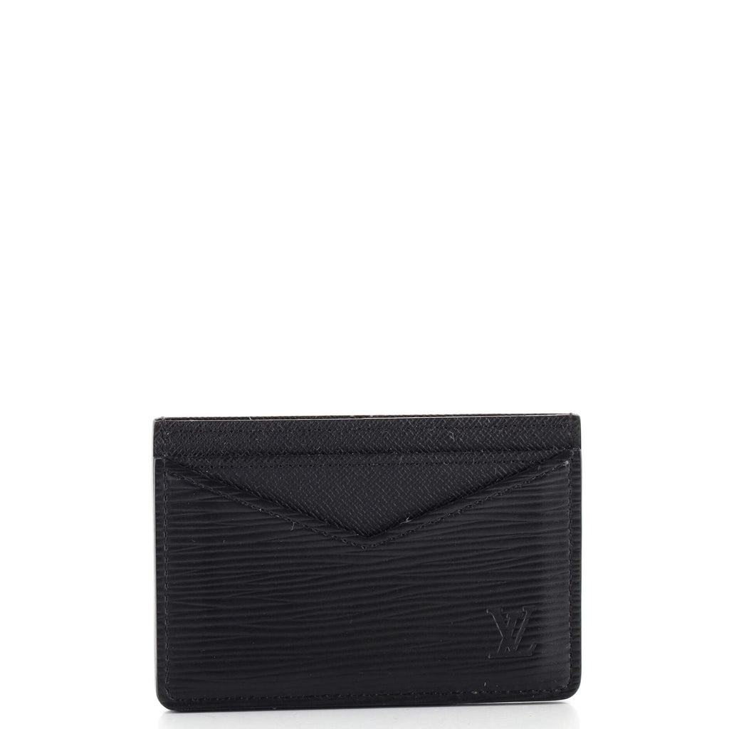 Louis Vuitton Epi Neo Porte Cartes Card Holder - Black Wallets