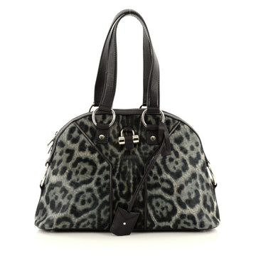 Saint Laurent Muse Shoulder Bag Printed Pony Hair Medium