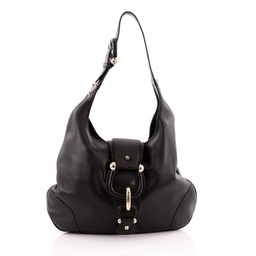 Burberry Hillgate Hobo Leather Medium